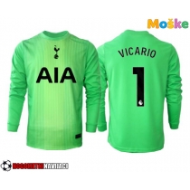 Moške Nogometnih dresov Tottenham Hotspur Guglielmo Vicario #1 Vratar Domači 2025-26 Dolgi rokavi